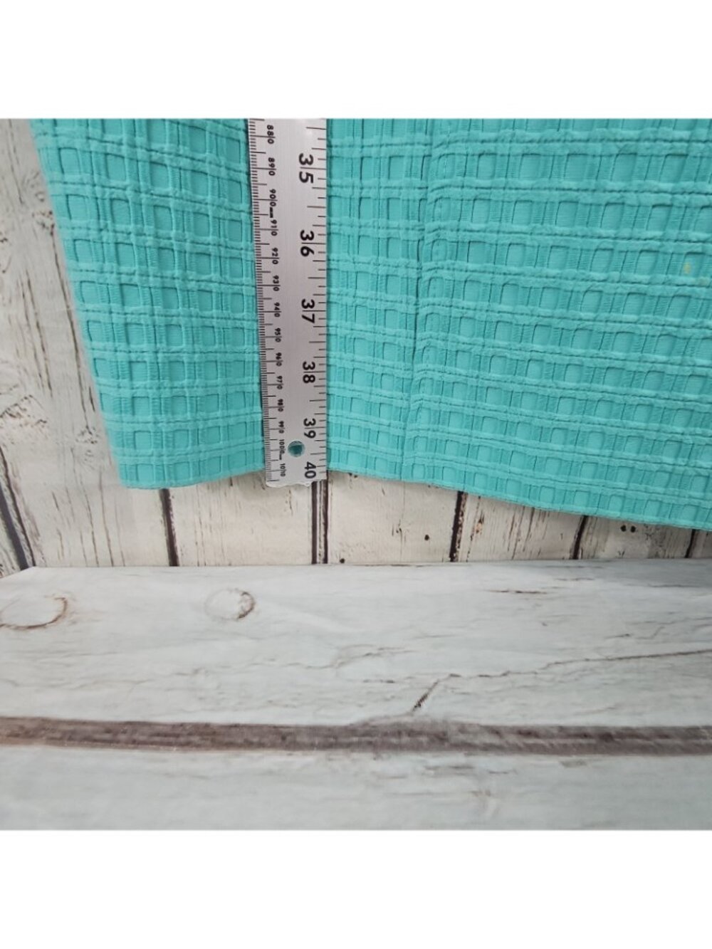 Liz Claiborne Dress sz 16 Teal Basketweave Knee Length Pockets Lined Work Office - Picture 9 of 14